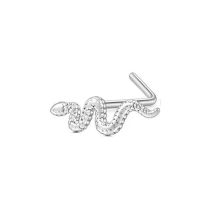 Zircon Heart & Butterfly Nose Stud Set — detail view 11