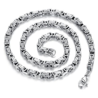 Punk Stainless Steel Chain Necklace — product view