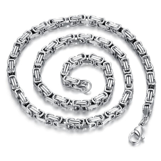 Punk Stainless Steel Chain Necklace — product view