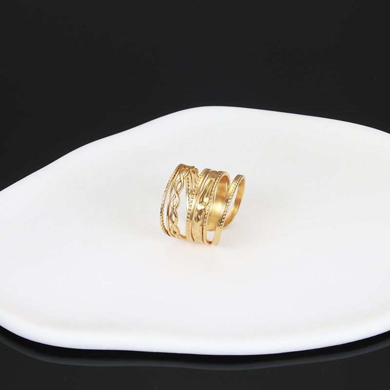 Adjustable Nature-Inspired Ring Collection — detail view 5