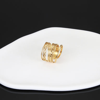 Adjustable Nature-Inspired Ring Collection — detail view 5