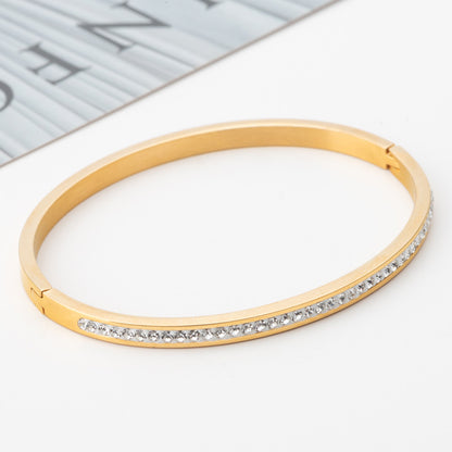 Crystal Open Cuff Bracelet — detail view 6
