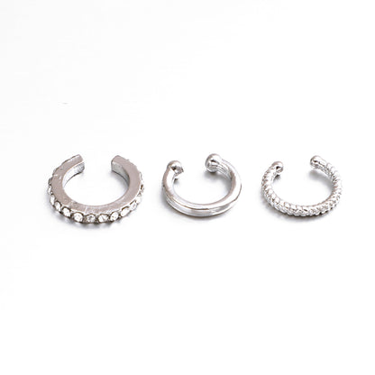 Minimal C-Type Ear Cuff Trio — detail view 2