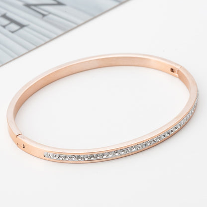Crystal Open Cuff Bracelet — detail view 4