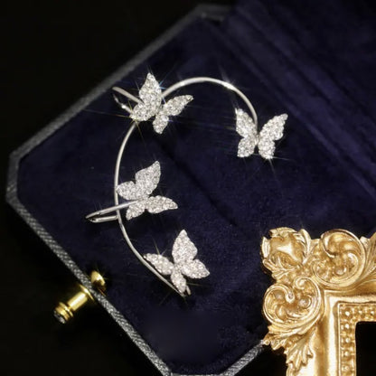 Butterfly Statement Non-Piercing Ear Cuff — detail view 4