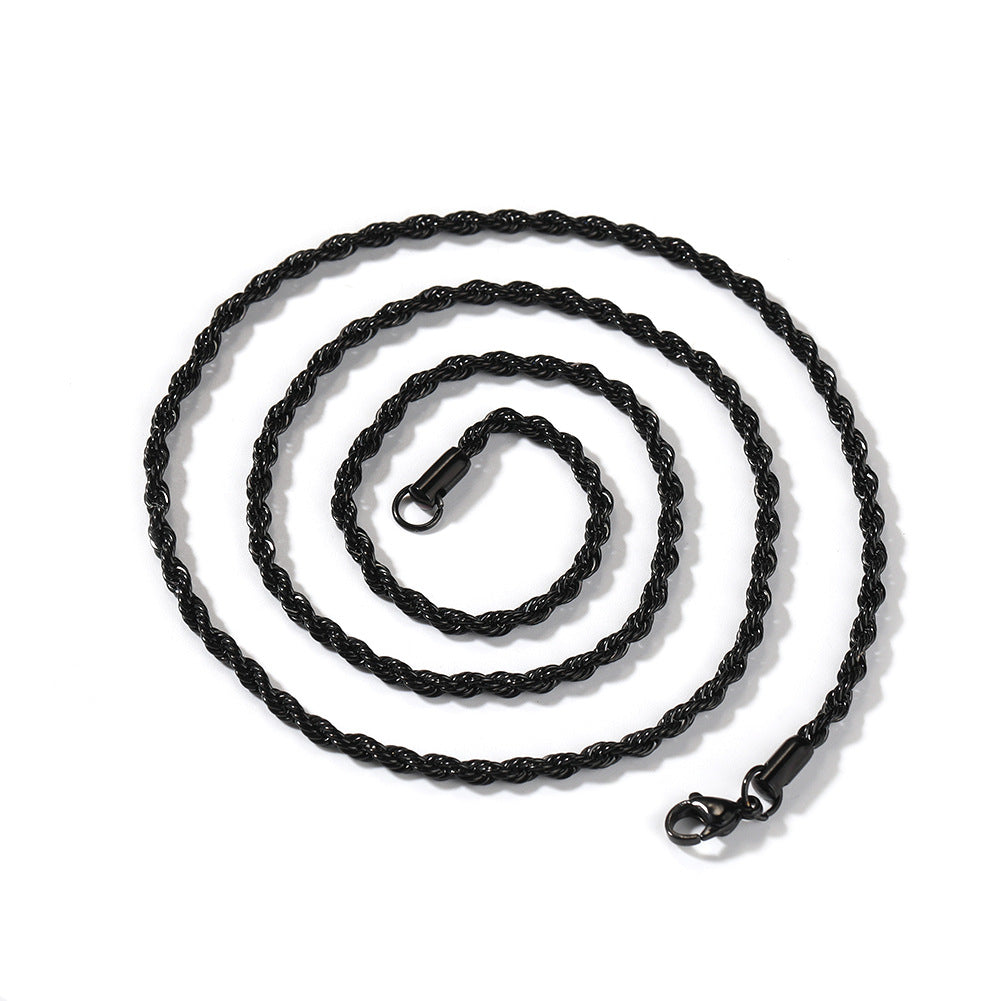 Twisted Rope Chain Bracelet — detail view 2