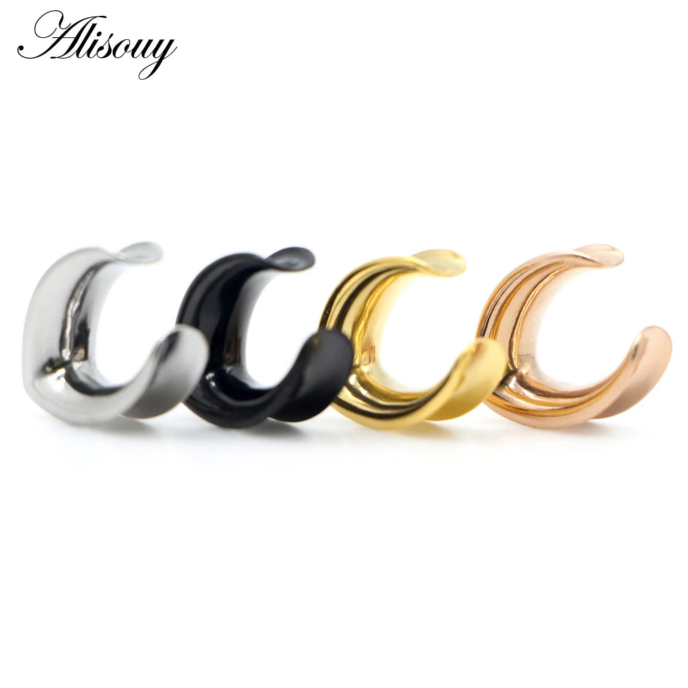 Teardrop Stainless Steel Ear Plugs