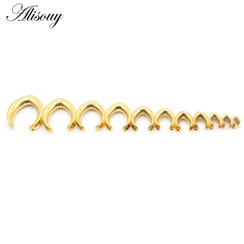 Teardrop Stainless Steel Ear Plugs