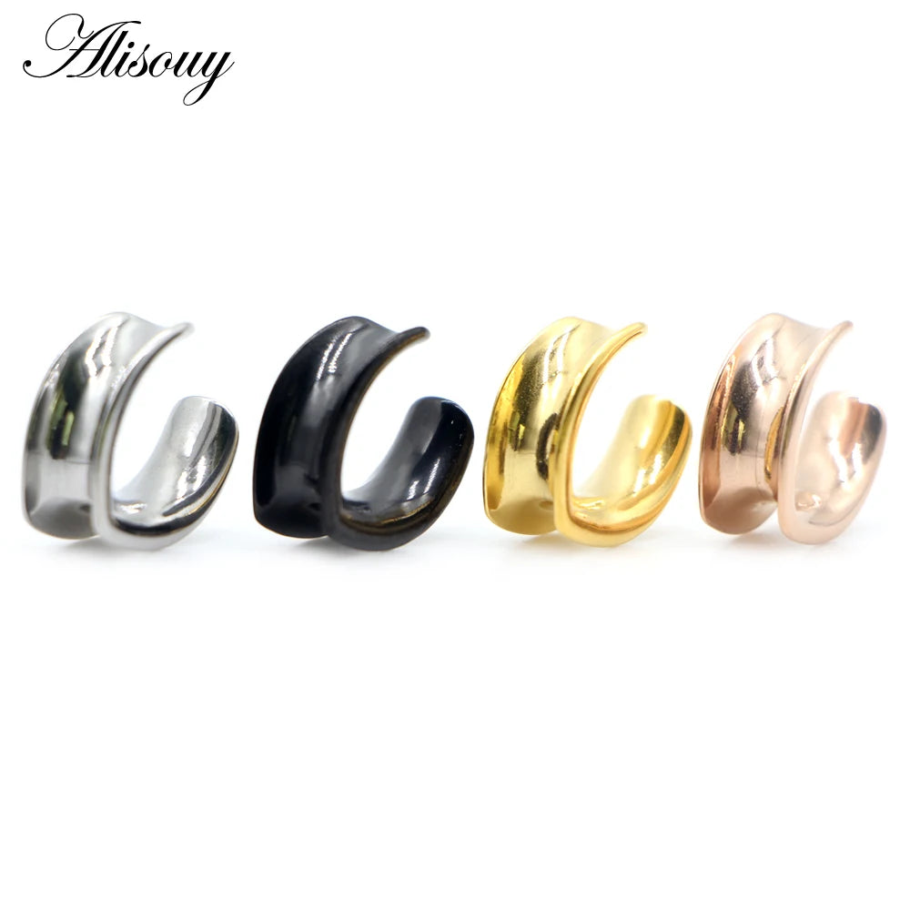 Teardrop Stainless Steel Ear Plugs