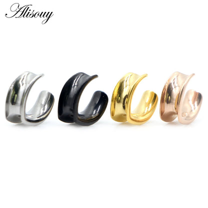 Teardrop Stainless Steel Ear Plugs