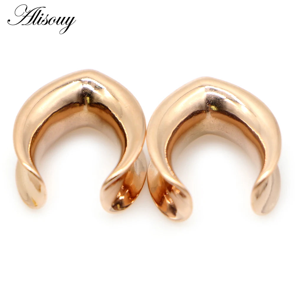 Teardrop Stainless Steel Ear Plugs