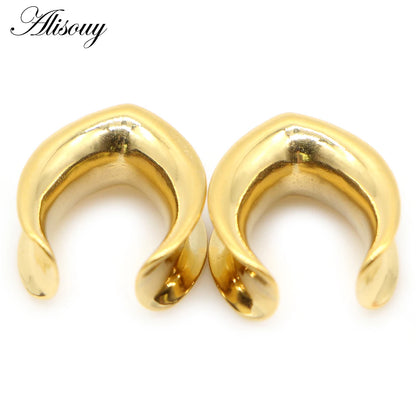 Teardrop Stainless Steel Ear Plugs