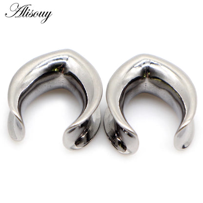 Teardrop Stainless Steel Ear Plugs