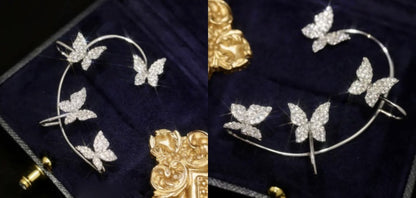 Butterfly Statement Non-Piercing Ear Cuff — detail view 5