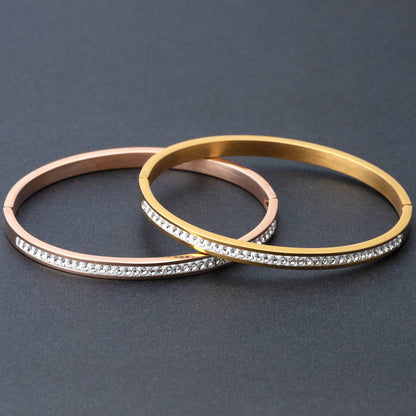 Crystal Open Cuff Bracelet — product view