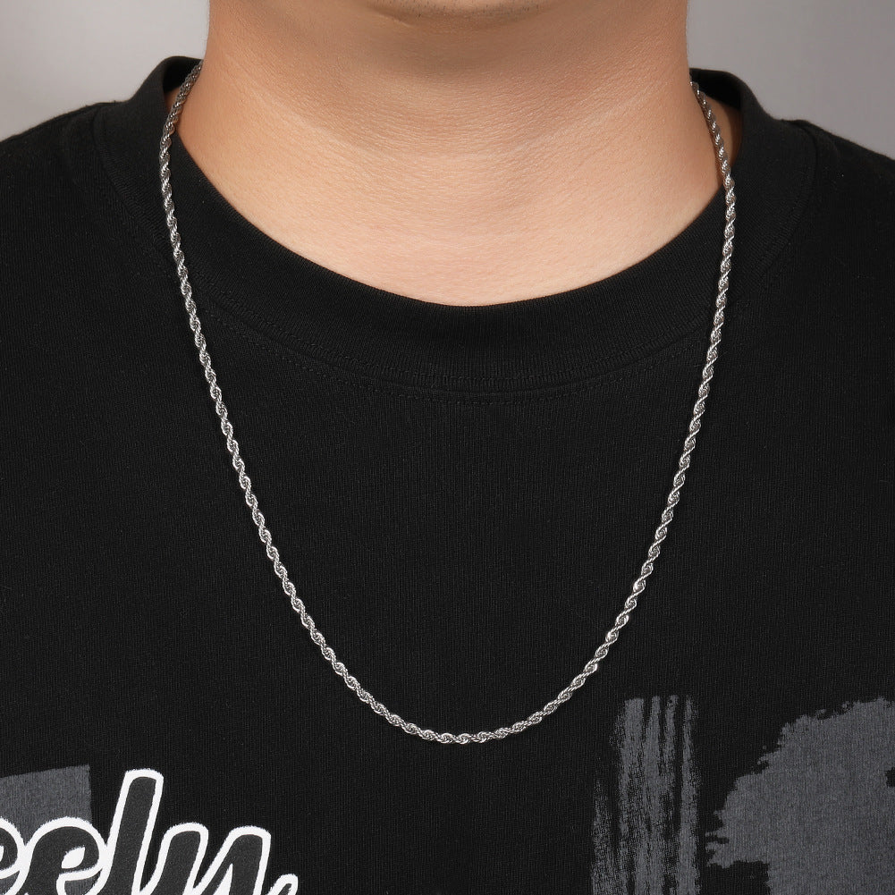 Twisted Rope Chain Bracelet — product view