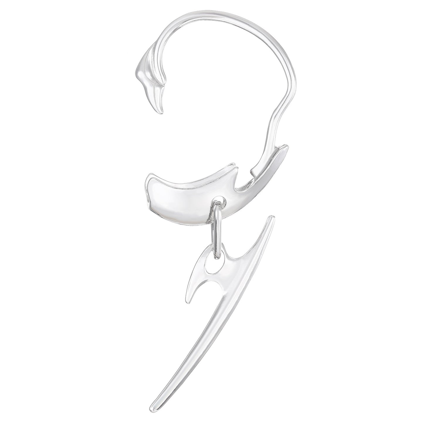 Lightning Non-Piercing Ear Cuff — detail view 2
