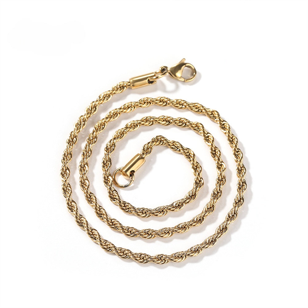Twisted Rope Chain Bracelet — detail view 5