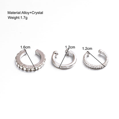 Minimal C-Type Ear Cuff Trio — detail view 5